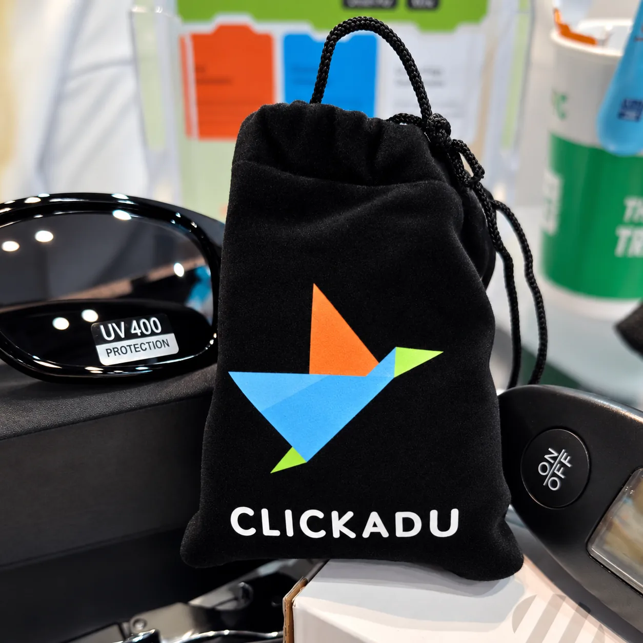Conference giveaways for Clickadu