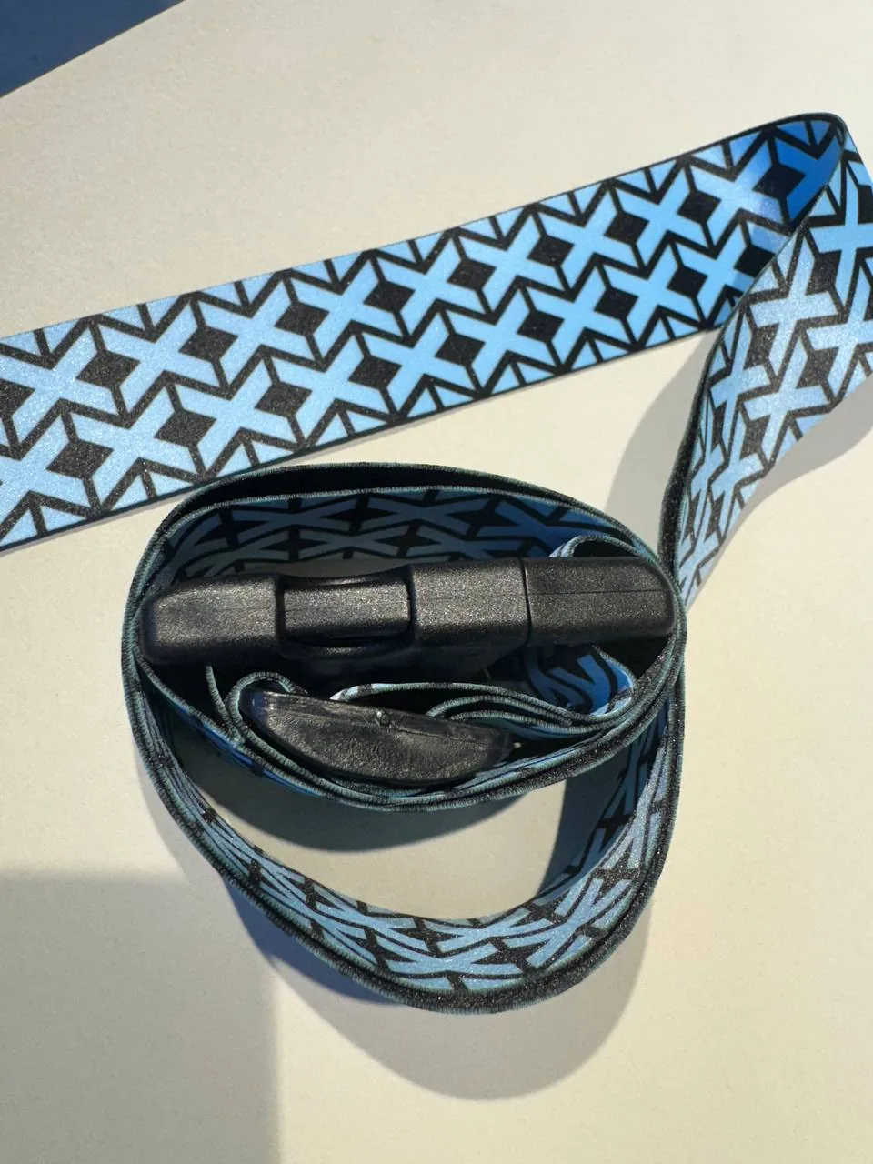 Patterned conference lanyard