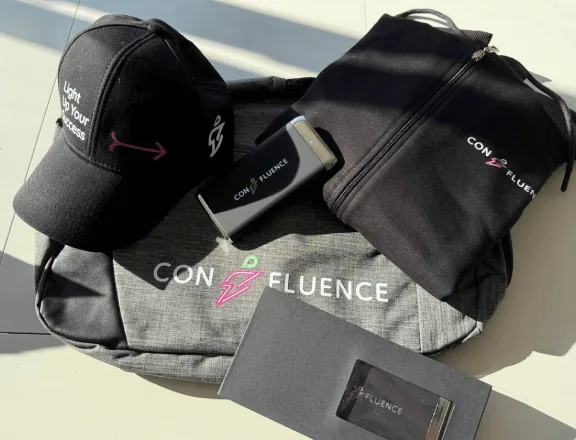 Networking merch for Confluence Agency