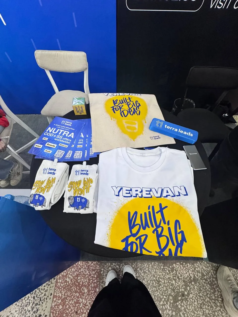 Event merch for Terra Leads in Yerevan